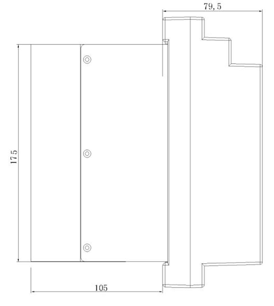 Low-Voltage Compound Switch Outline Dimension 2