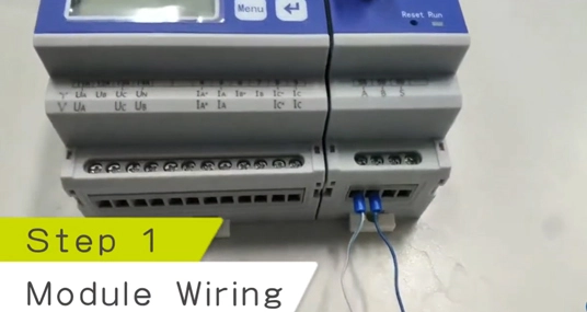 How Power Meter Measuring Data Sed by Lora Wireless SFERE/ELECNOVA